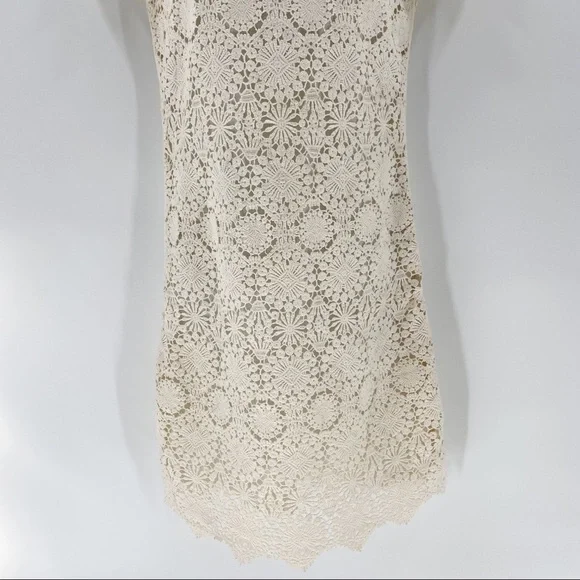 Tory Burch Trixy Ivory Crochet Dress Size XS - Picture 4 of 11